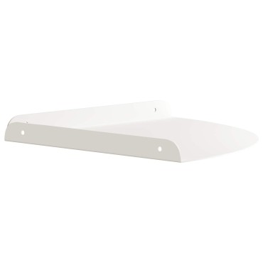 vidaXL Floating Ράφι Γωνίας Γωνιακή βάση 2 τεμ. Λευκός 30x30x2cm