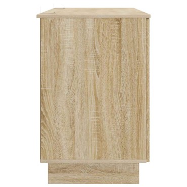 vidaXL Γραφείο Sonoma Δρυς Επεξεργασμένο Ξύλο 142,5x50x75cm 1 τεμ.