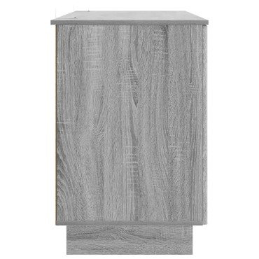 vidaXL Γραφείο Γκρι Sonoma Επεξεργασμένο Ξύλο 142,5x50x75cm 1 τεμ.