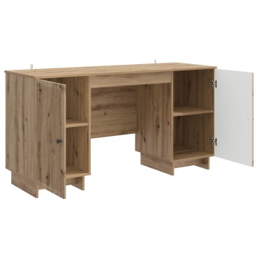 vidaXL Γραφείο Artisan Δρυς Επεξεργασμένο Ξύλο 142,5x50x75cm 1 τεμ.