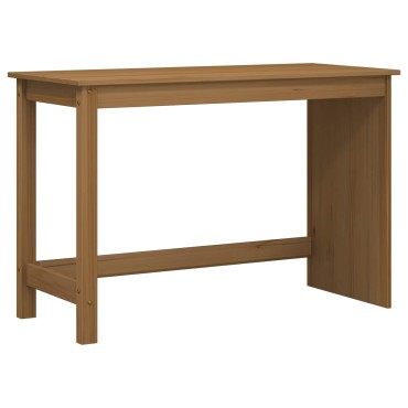 vidaXL Σετ Γραφείου και Κινητού Ντουλαπιού MOSS 2 pcs Μέλι Καφέ