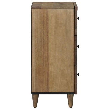 vidaXL Πλαϊνό γραφείο Καφέ 40x33x75cm Στερεό ξύλο μάνγκο