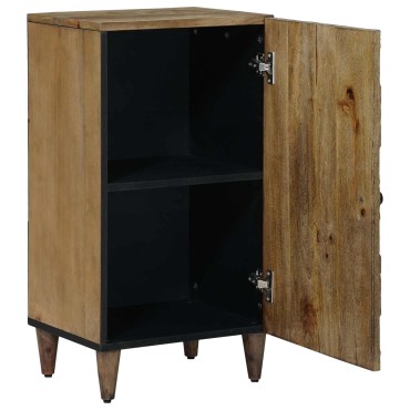 vidaXL Πλαϊνό γραφείο Καφέ 40x33,5x75cm Στερεό ξύλο μάνγκο