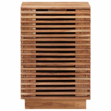 vidaXL Χειροποίητο Κομοδίνο Καφέ Τίκ 40x30x60cm 1 τεμ.