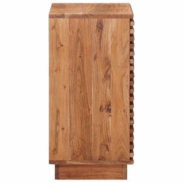 vidaXL Χειροποίητο Κομοδίνο Καφέ Τίκ 40x30x60cm 1 τεμ.