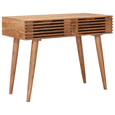 vidaXL Χειροποίητο Γραφείο Καφέ Τίκ 100x48x76cm 1 τεμ.