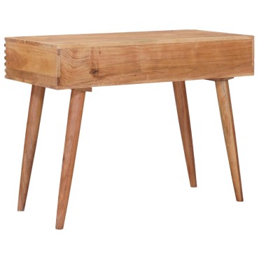 vidaXL Χειροποίητο Γραφείο Καφέ Τίκ 100x48x76cm 1 τεμ.