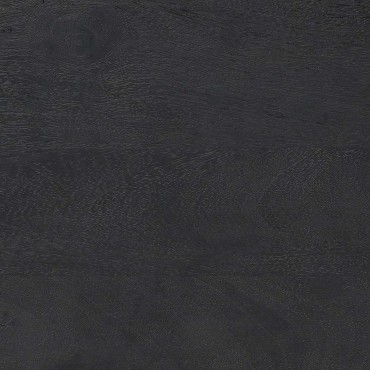vidaXL Χειροποίητο Κομοδίνο Μαύρο 40x30x20cm Στερεό ξύλο μάνγκο 1 τεμ.