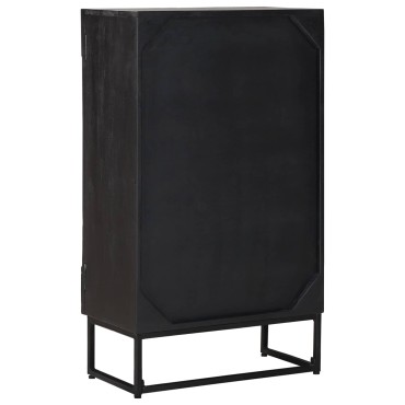 vidaXL Highboard Μαύρο 55x30x95 εκ 1 τεμ.