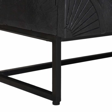 vidaXL Highboard Μαύρο 55x30x95 εκ 1 τεμ.