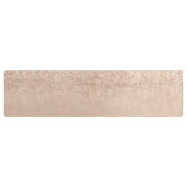 vidaXL Χαλί Runner MARSA Μπεζ 50x300cm Πολυέστερ και PVC