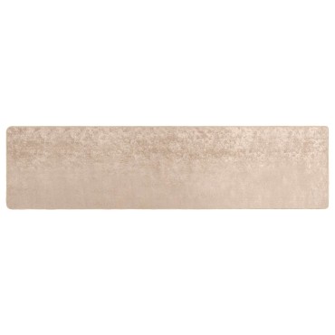 vidaXL Χαλί Runner MARSA Μπεζ 80x400cm Πολυέστερ και PVC