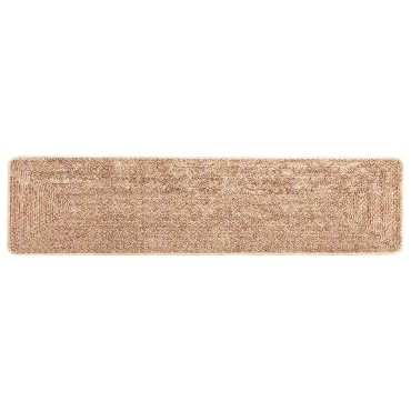 vidaXL Χαλί Runner MARSA Κίτρινο 80x450cm Πολυέστερ και PVC