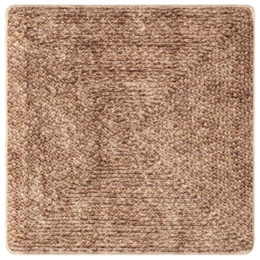 vidaXL Χαλί Runner MARSA Κίτρινο 100x100cm Πολυέστερ και PVC