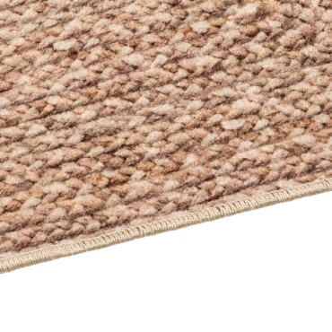 vidaXL Χαλί Runner MARSA Κίτρινο 100x100cm Πολυέστερ και PVC