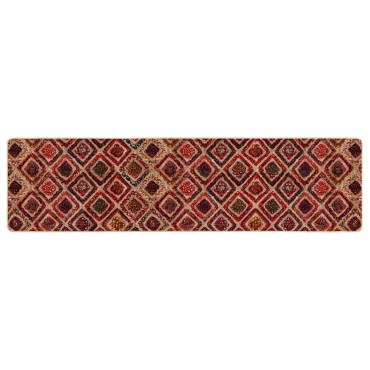 vidaXL Χαλί Runner MARSA Πολύχρωμο 100x250cm Πολυέστερ και PVC