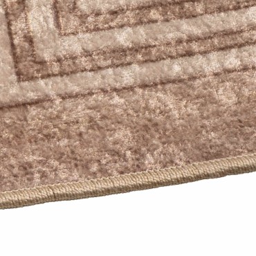 vidaXL Χαλί Runner MARSA Λευκό 50x300cm Πολυέστερ και PVC