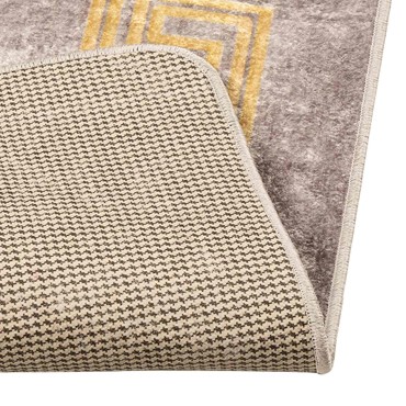 vidaXL Χαλί Runner MARSA Γκρι 50x350cm Πολυέστερ και PVC