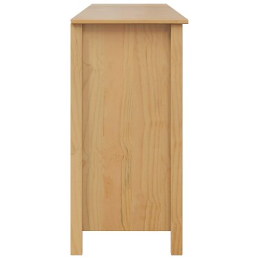 vidaXL Πλαϊνό γραφείο HILL Μέλι Καφέ 154x40x80cm Στερεό πεύκο