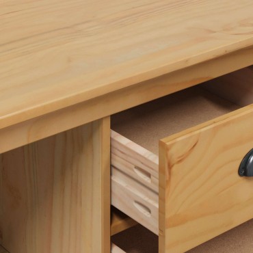 vidaXL Πλαϊνό γραφείο HILL Μέλι Καφέ 154x40x80cm Στερεό πεύκο
