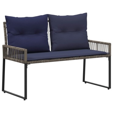 vidaXL Εξωτερικός πάγκος 2 -Seater 4 τεμ. 110x59x82cm Ορθογώνιος