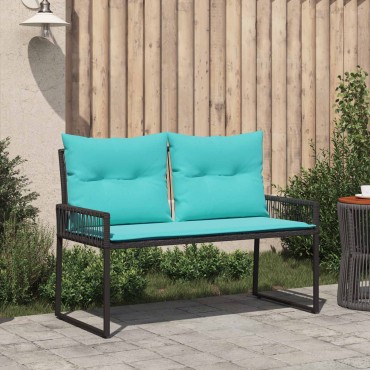 vidaXL Εξωτερικός πάγκος 2 -Seater 4 τεμ. 110x59x82cm Ορθογώνιος