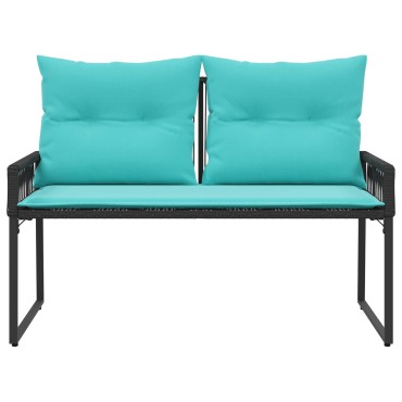 vidaXL Εξωτερικός πάγκος 2 -Seater 4 τεμ. 110x59x82cm Ορθογώνιος