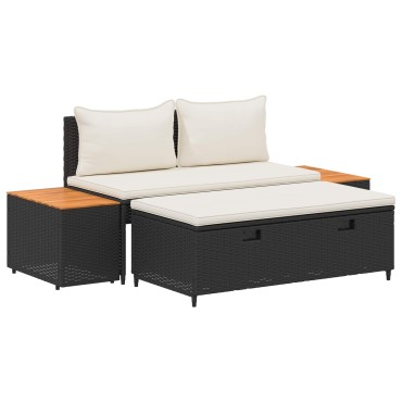 vidaXL Σειρά Καναπέ Εξωτερικού 4 -Seater 4 τεμ. 55x30x39 εκ