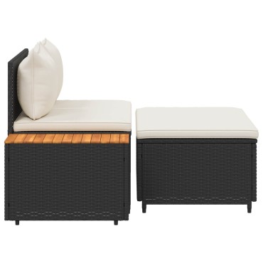 vidaXL Σειρά Καναπέ Εξωτερικού 4 -Seater 4 τεμ. 55x30x39 εκ