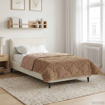 vidaXL Καλοκαιρινό Παπλωματοθήκη 140 x 220 cm Καλοκαίρι Taupe
