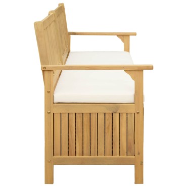 vidaXL Παγκάκι με αποθήκευση 2 -Seater 148x63x84cm Ορθογώνιος 1 τεμ.