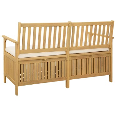 vidaXL Παγκάκι με αποθήκευση 2 -Seater 148x63x84cm Ορθογώνιος 1 τεμ.