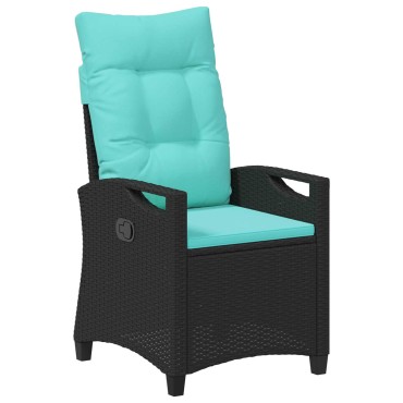 vidaXL Ανακλινόμενη καρέκλα κήπου 56x60x112cm ατσάλι