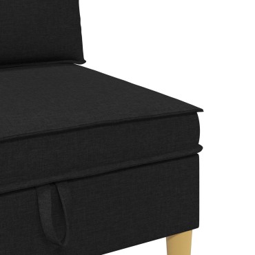 vidaXL Καθιστικό με αποθήκευση Ύφασμα