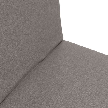 vidaXL Ρυθμιζόμενη Πολυθρόνα Δαπέδου Taupe Ύφασμα 57x64x59cm