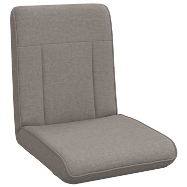 vidaXL Ρυθμιζόμενη Πολυθρόνα Δαπέδου Taupe Ύφασμα 50x73x60cm