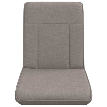 vidaXL Ρυθμιζόμενη Πολυθρόνα Δαπέδου Taupe Ύφασμα 50x73x60cm