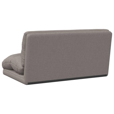 vidaXL Ρυθμιζόμενη Πολυθρόνα Δαπέδου Taupe Ύφασμα 110x82x55cm