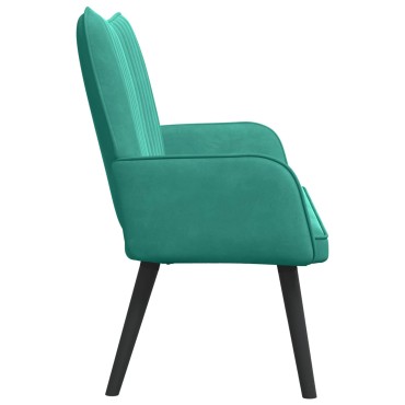 vidaXL Καναπές 2 ατόμων Τιρκουάζ 115x61x87cm Βελούδο