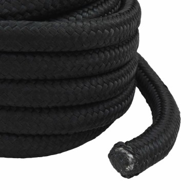 vidaXL Σχοινί Boat 3 mm 50 m Μαύρο PP