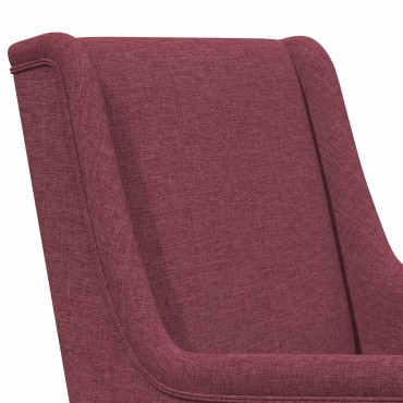 vidaXL Κουνιστή καρέκλα Κόκκινο 62x80x85cm ύφασμα 1 τεμ.