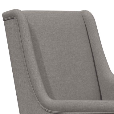 vidaXL Κουνιστή καρέκλα Taupe 62x80x85cm ύφασμα 1 τεμ.