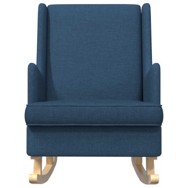 vidaXL Κουνιστή καρέκλα Μπλε 62x80x85cm ύφασμα 1 τεμ.