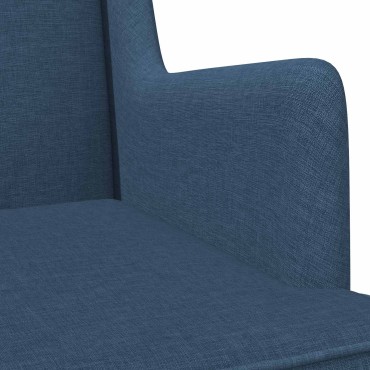 vidaXL Κουνιστή καρέκλα Μπλε 62x80x85cm ύφασμα 1 τεμ.