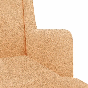vidaXL Κουνιστή καρέκλα Μπεζ 62x80x85cm Μπουκλέ 1 τεμ.