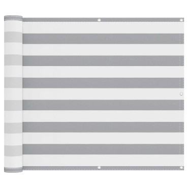 vidaXL Οθόνη Μπαλκονιού 100 x 400 cm Ύφασμα Όξφορντ Ορθογώνιος