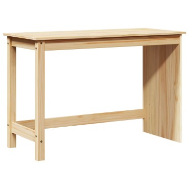vidaXL Γραφείο Καφέ 112x50x75cm Στερεό ξύλο πεύκου 1 τεμ.