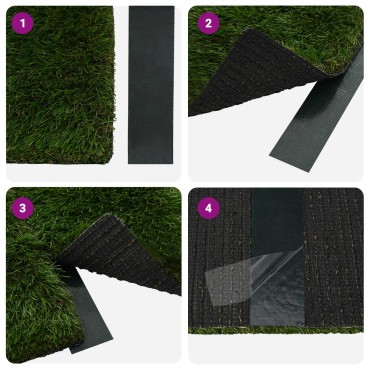 vidaXL Ταινία για τεχνητό χόρτο με αυτοκόλλητο Πράσινο 5 cm x 10 m