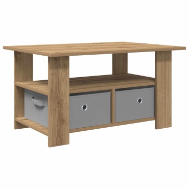 vidaXL Τραπεζάκι σαλονιού Artisan Oak 77x55x42cm 1 τεμ.