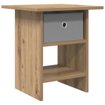 vidaXL Κομοδίνο Artisan Oak 41x40x45cm Επεξεργασμένο Ξύλο 1 τεμ.